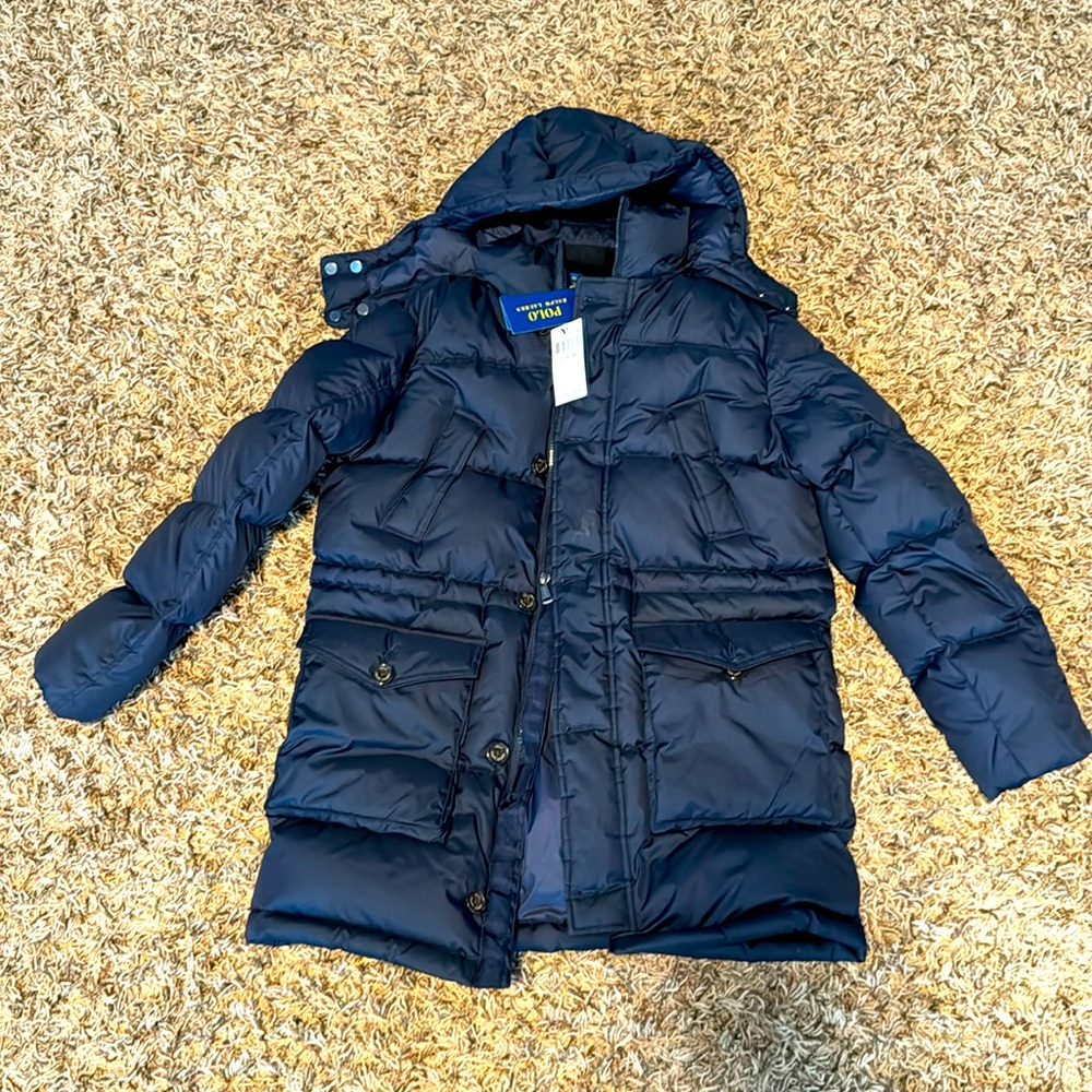 Polo Ralph Lauren Boys 14-16 down hooded jacket
